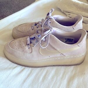Nike Air Jordans AF-1 light purple lavender size 9
